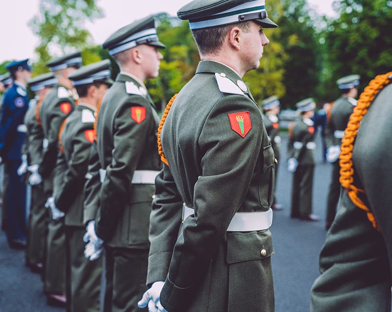 Military Precision for Irish Defence Foces Cadet School