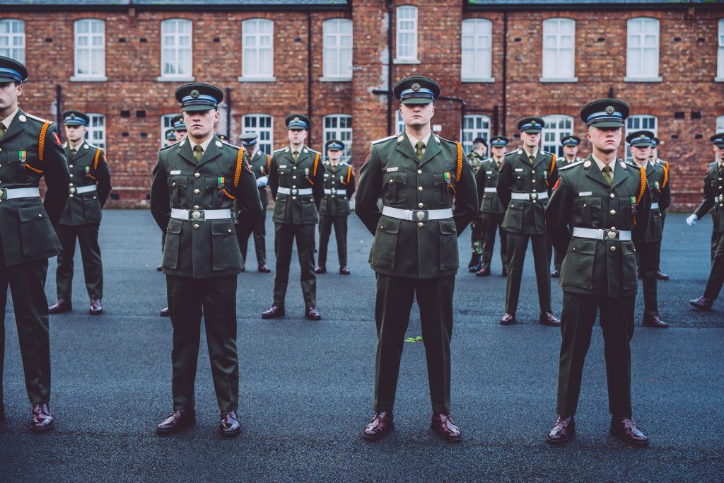 Military Dress Uniforms For Irish Defence Forces Cadet School