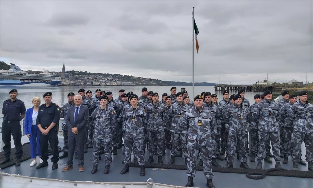 Irish Naval Service takes Tailored Image on board in a new departure for uniforms